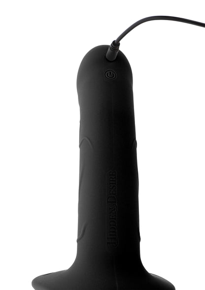 Hollow Penis Strapon Vibrating Silicone 18 cm