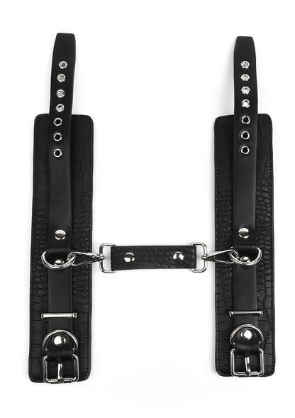 Croc-Embossed Wrist Cuffs