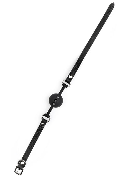 Croc-Embossed Ball Gag