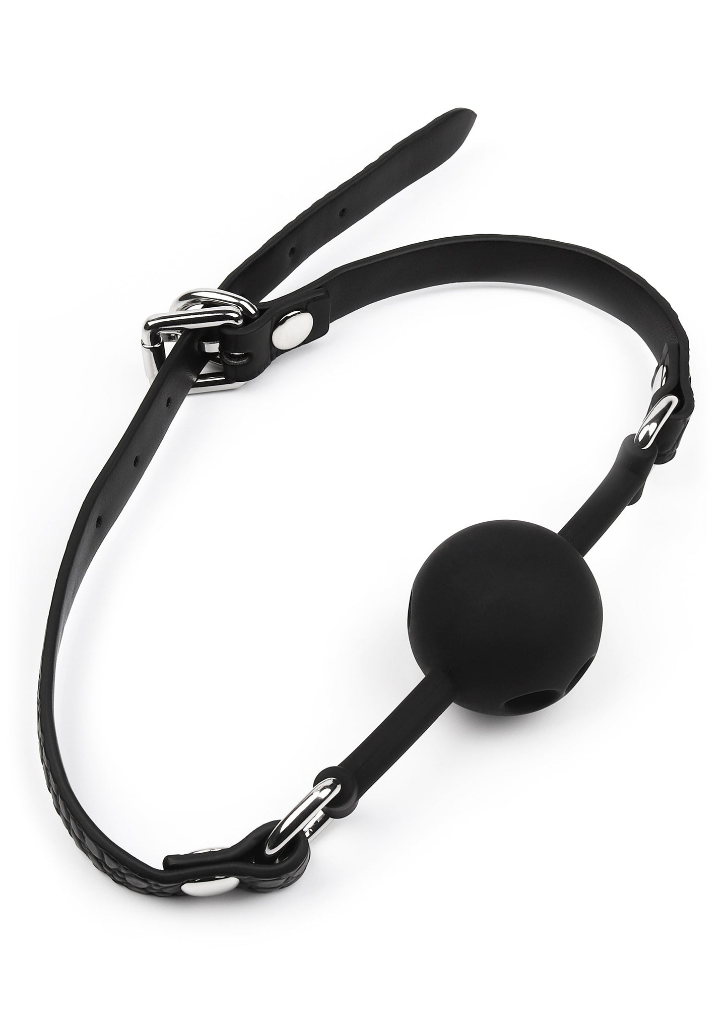 Croc-Embossed Ball Gag