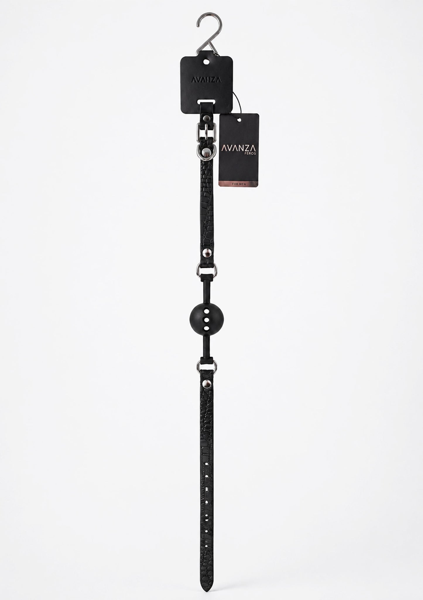 Croc-Embossed Ball Gag