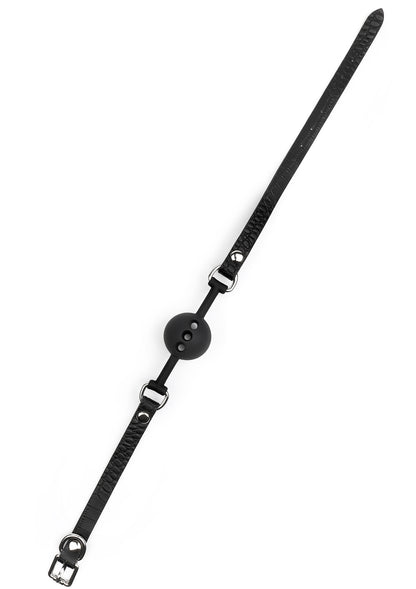 Croc-Embossed Ball Gag
