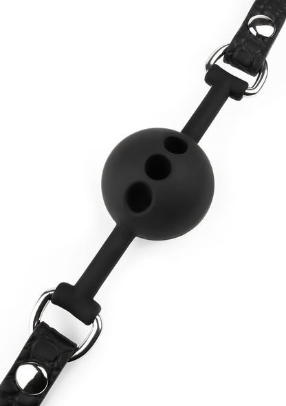 Croc-Embossed Ball Gag