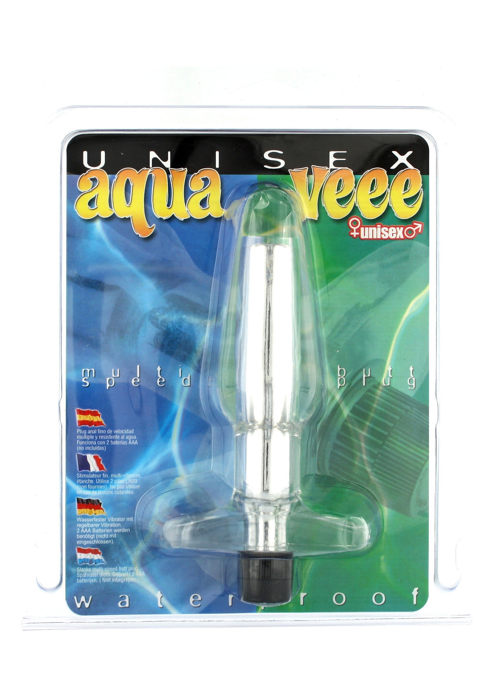 25151 seven creations aqua vee butt plug