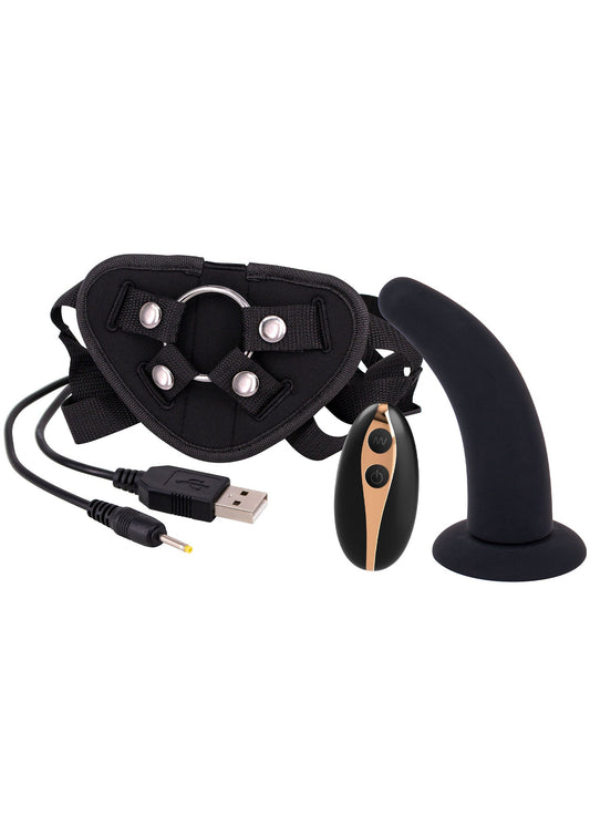 25205 seven creations vibration dildo strap on 5 inch