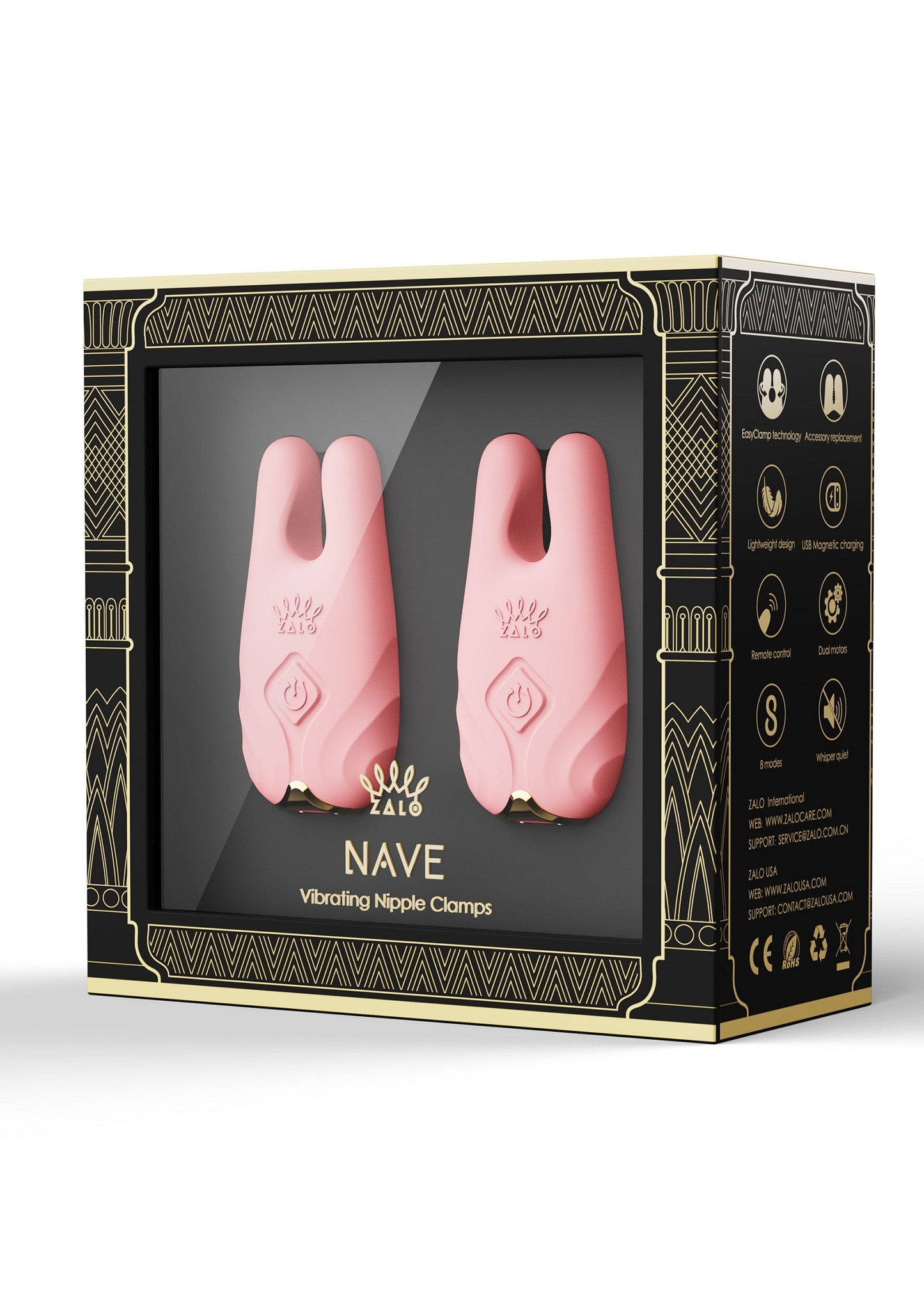 25510 zalo nave vibrating nipple clamps