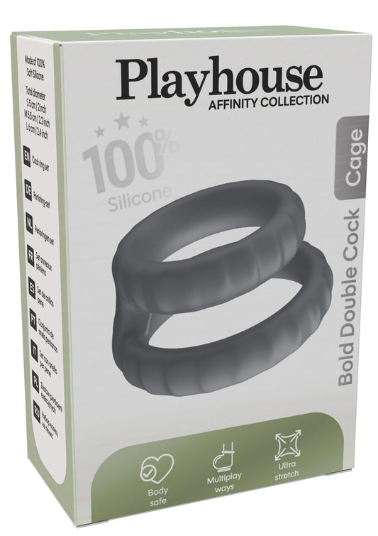 Bold Double Cock Cage