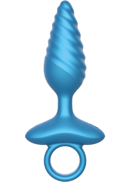 Ribbed Anal Plug Vibrating + Remote
