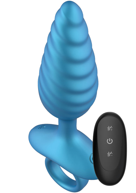 Ribbed Anal Plug Vibrating