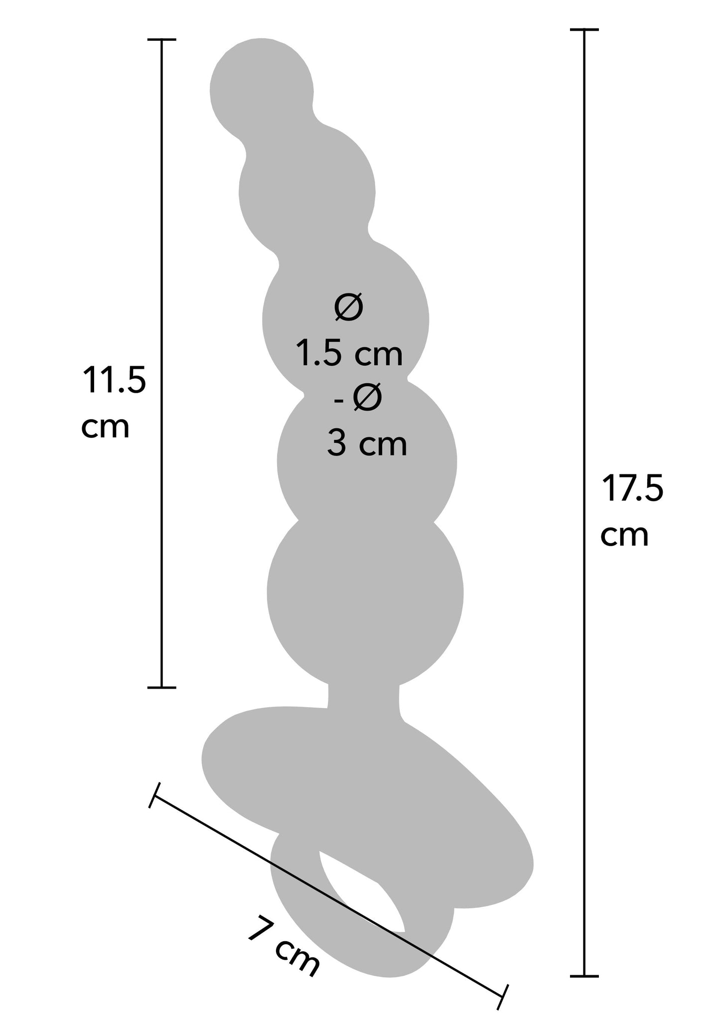 5 Balls Anal Plug Vibrating