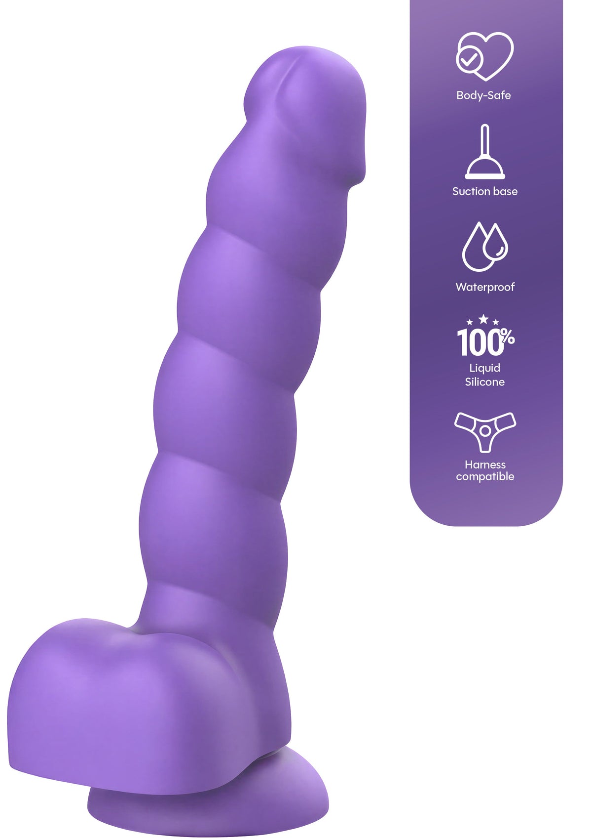 Spiral Tease Dildo Silicone L