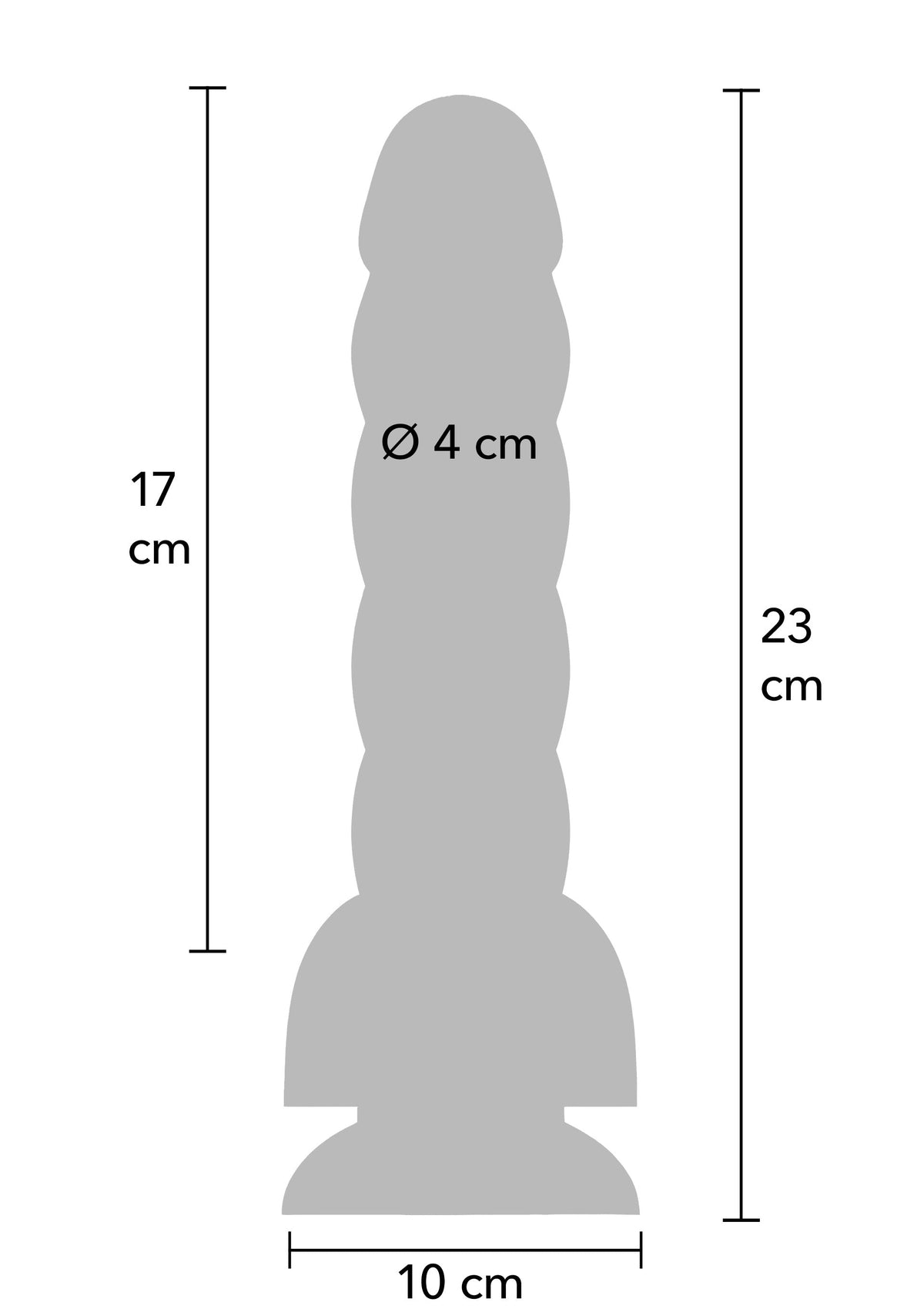 Spiral Tease Dildo Silicone L