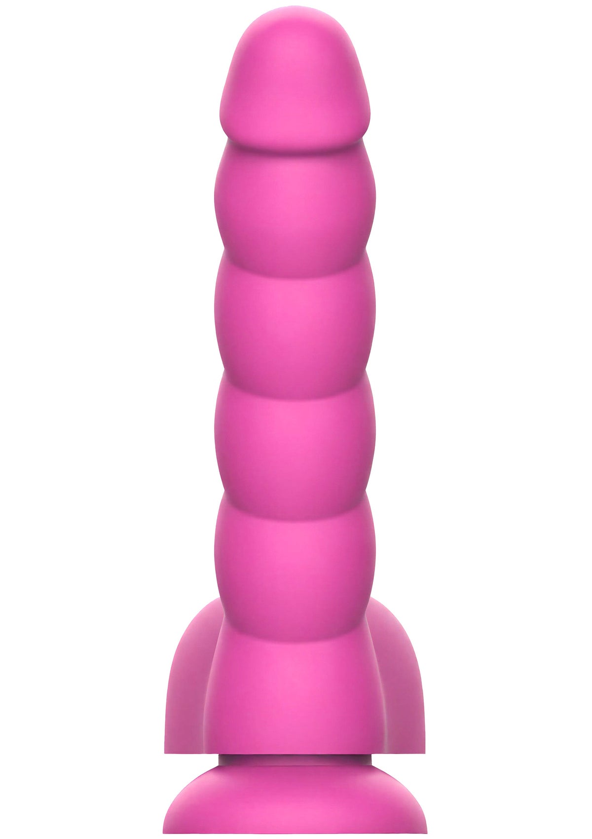 Spiral Tease Vibrating Dildo Silicone M