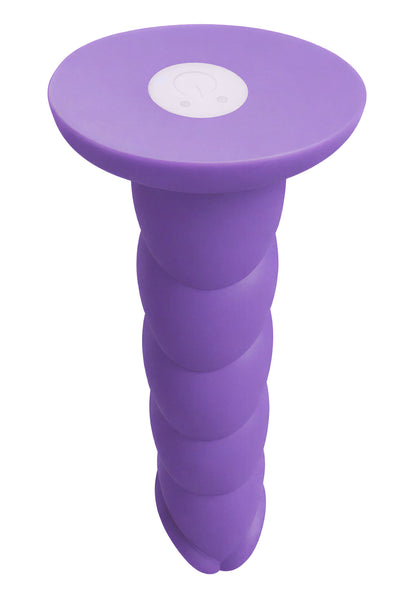 Spiral Tease Vibrating Dong Silicone L