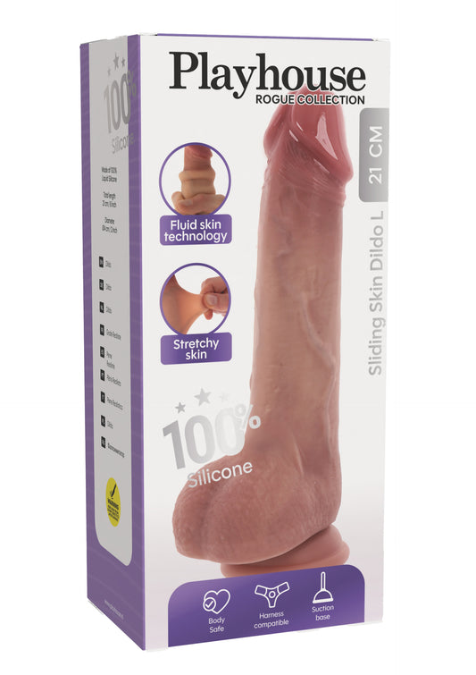 Sliding Skin Dildo Silicone L