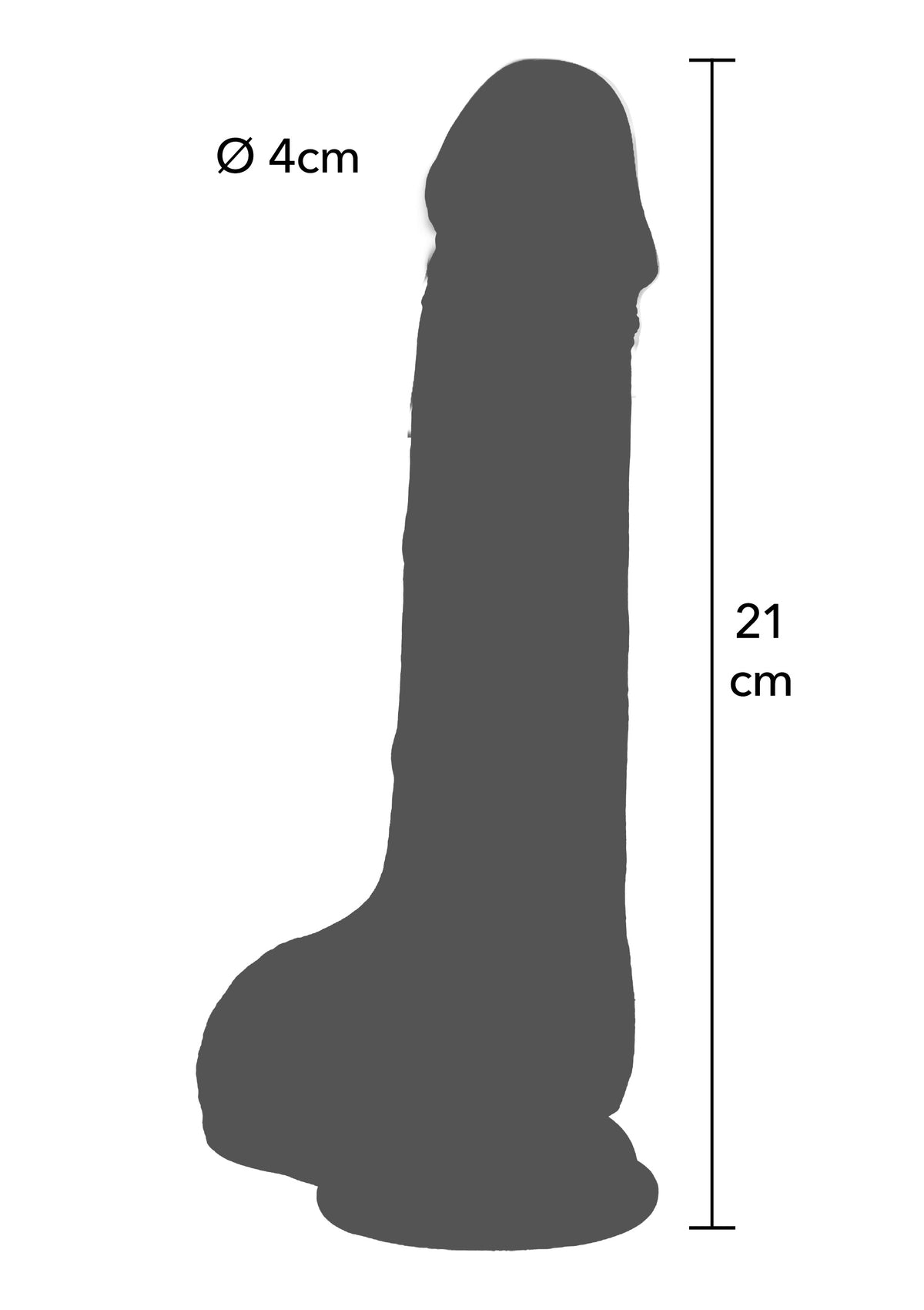 Sliding Skin Dildo Silicone L
