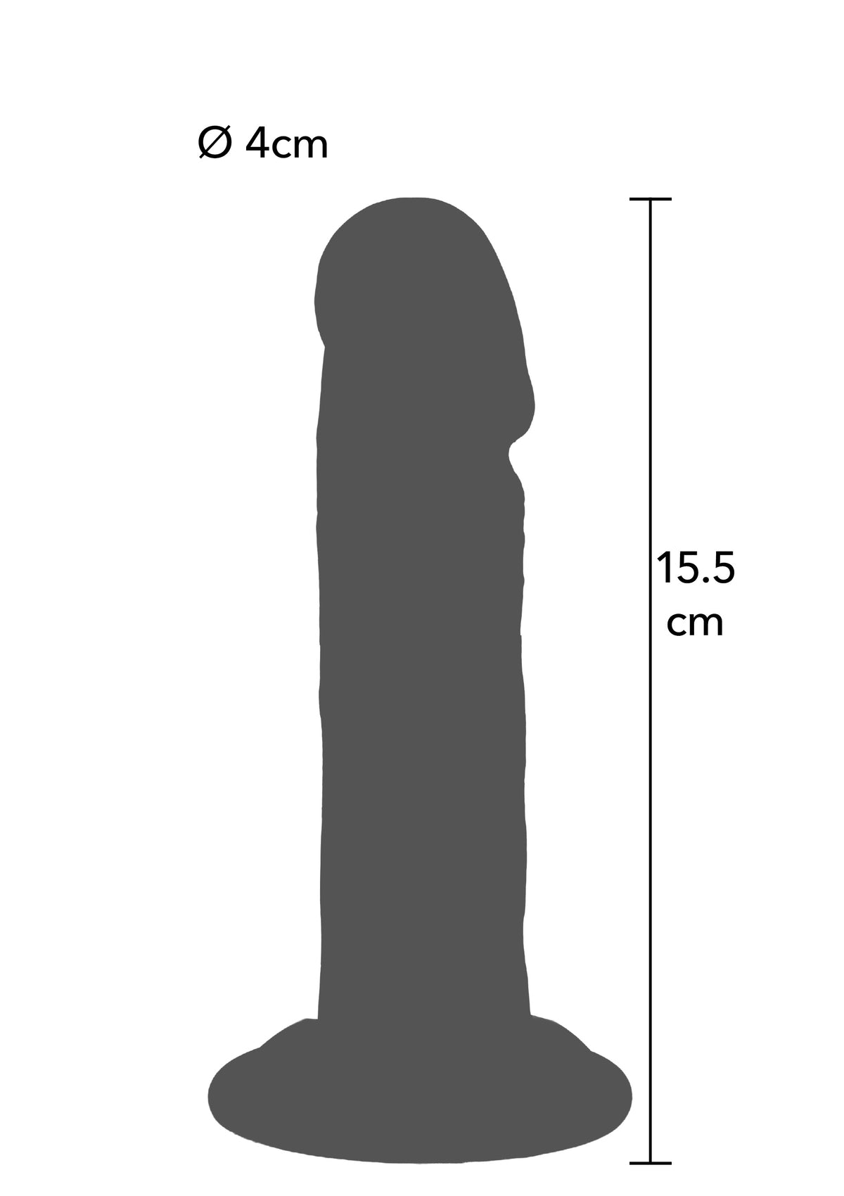 Sliding Skin Dong Silicone M