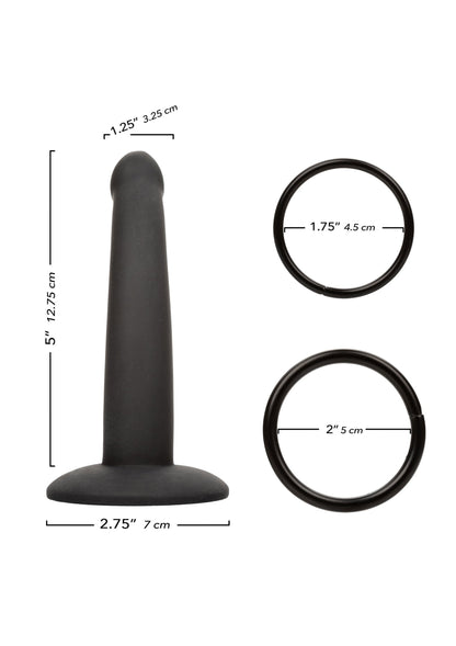 27616 calexotics onyxxx thigh strap silicone probe