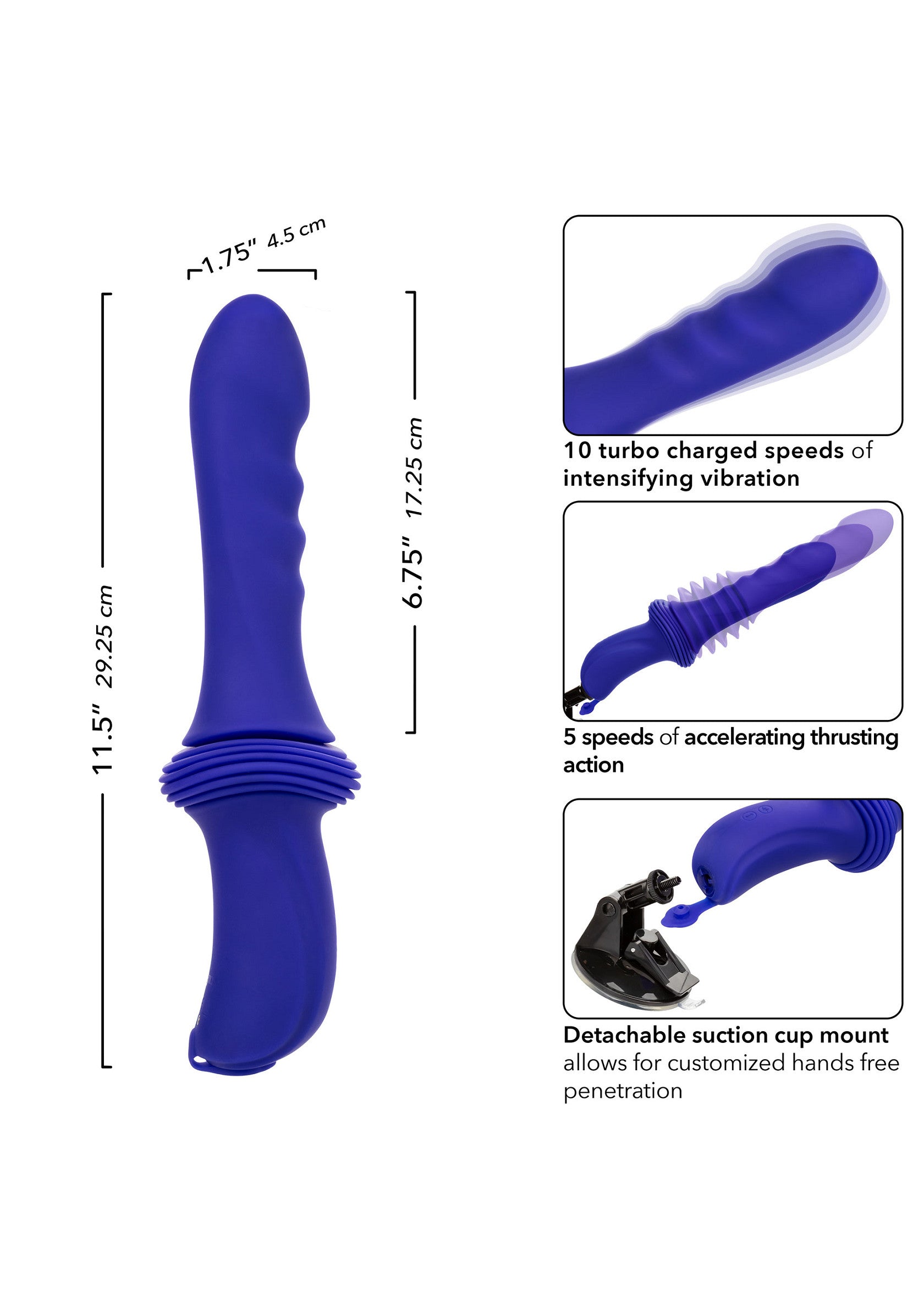27651 calexotics sex machine ridged thruster