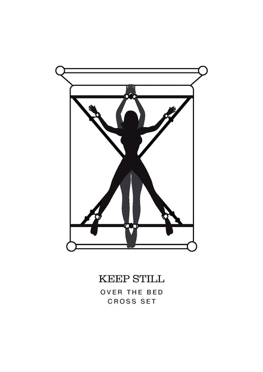 29031 fifty shades of grey over the bed cross set