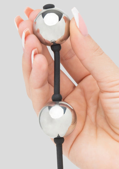 29034 fifty shades of grey silver pleasure balls 221g