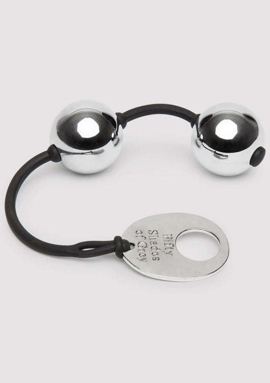 29034 fifty shades of grey silver pleasure balls 221g