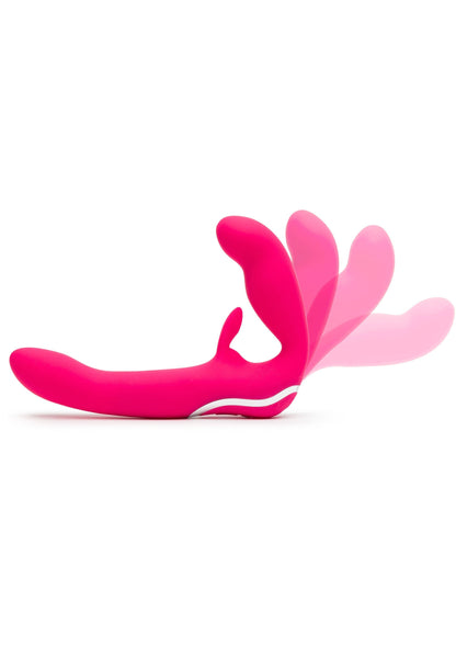 29159 happy rabbit vibrating strapless strap on