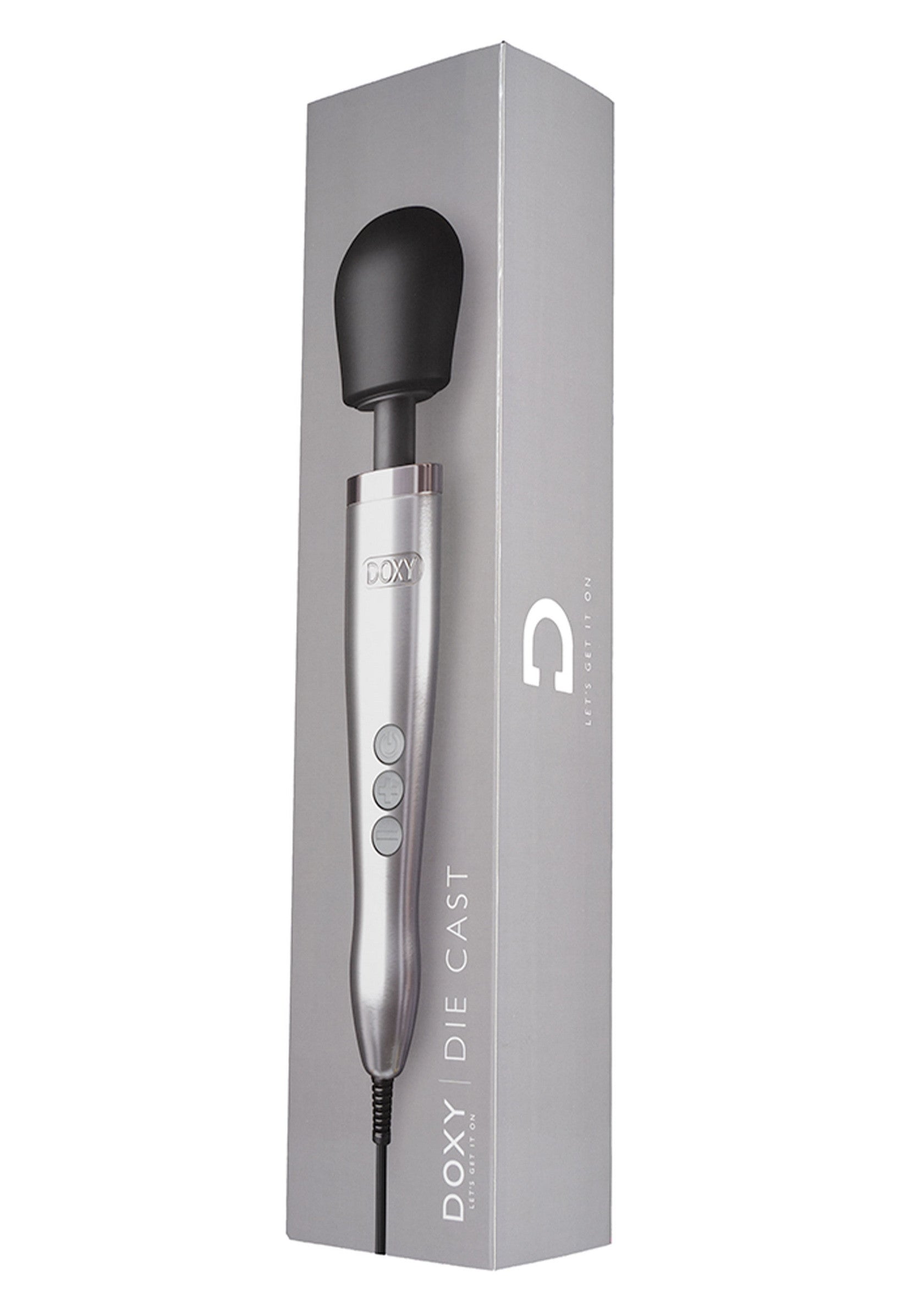 29501 doxy massager die cast metal wand massager