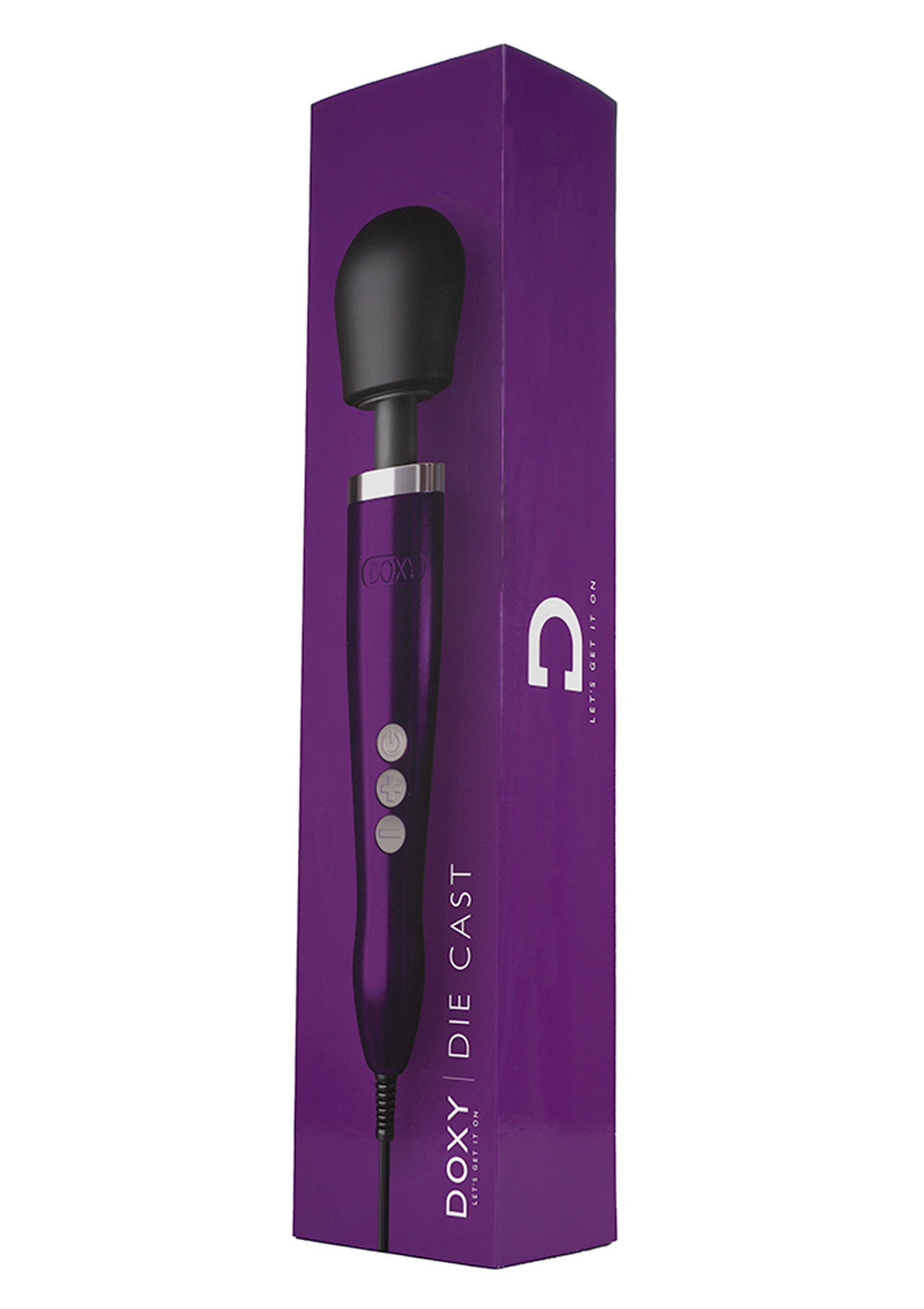 29501 doxy massager die cast metal wand massager