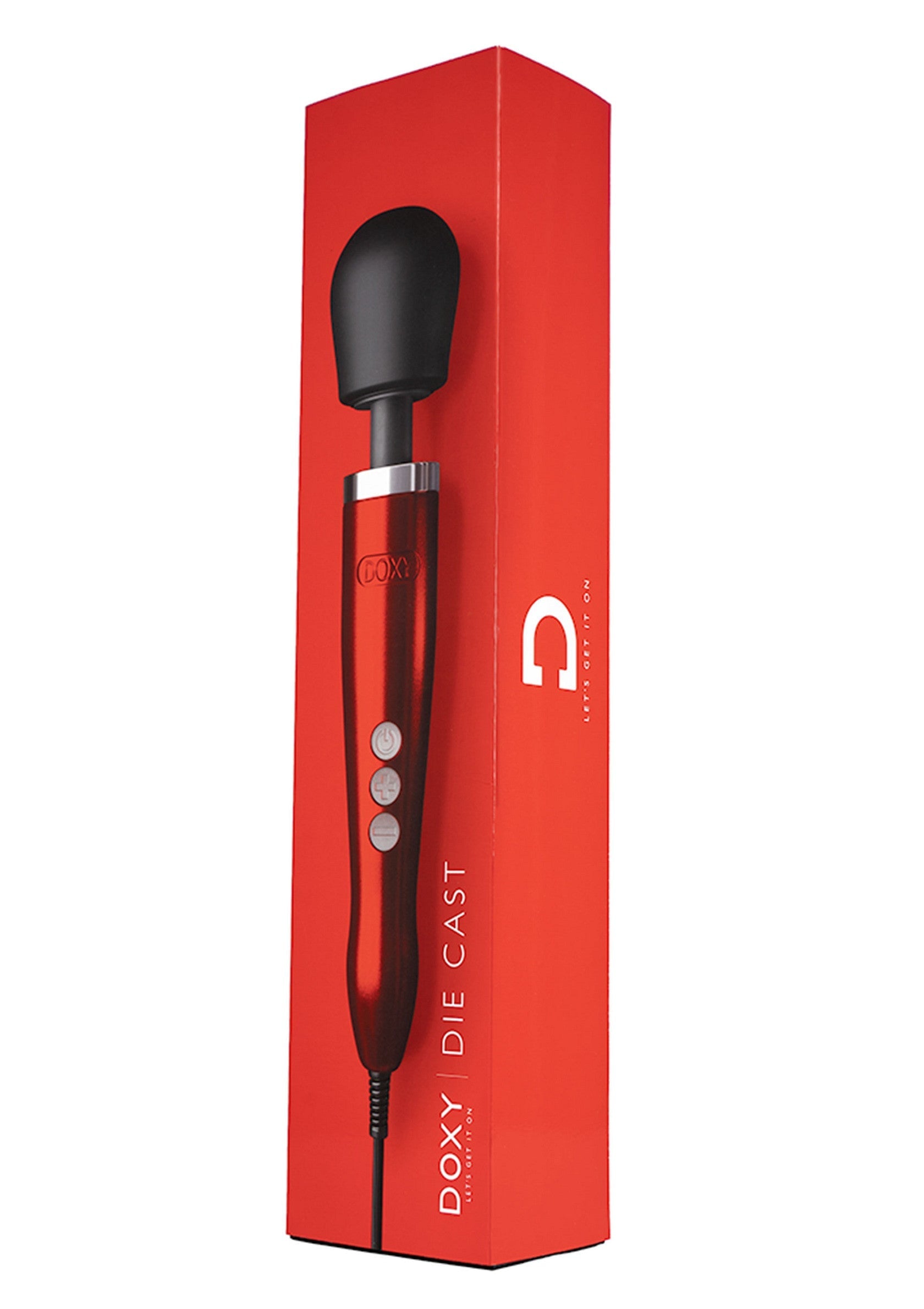 29501 doxy massager die cast metal wand massager