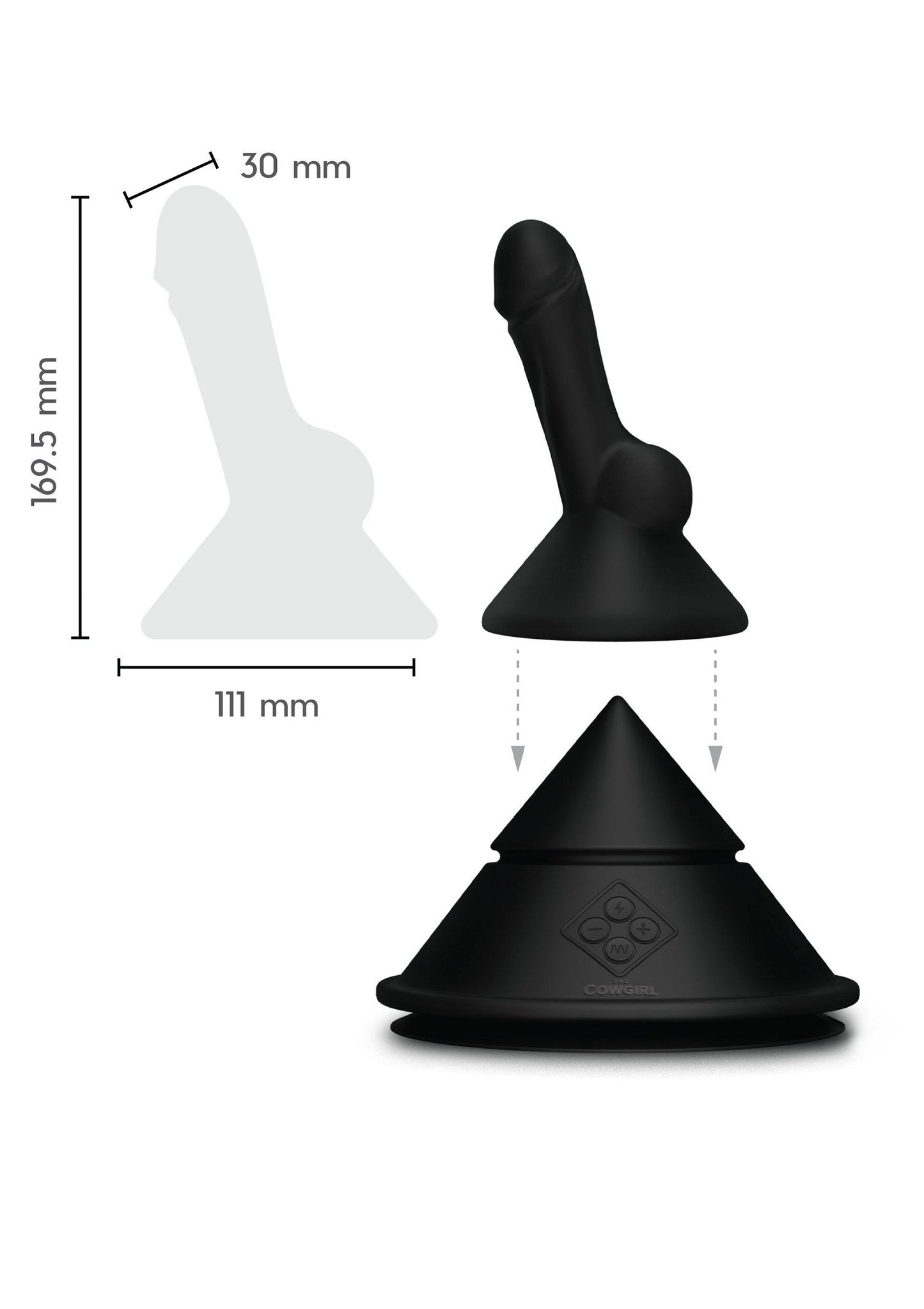 35253 cowgirl cone sex machine