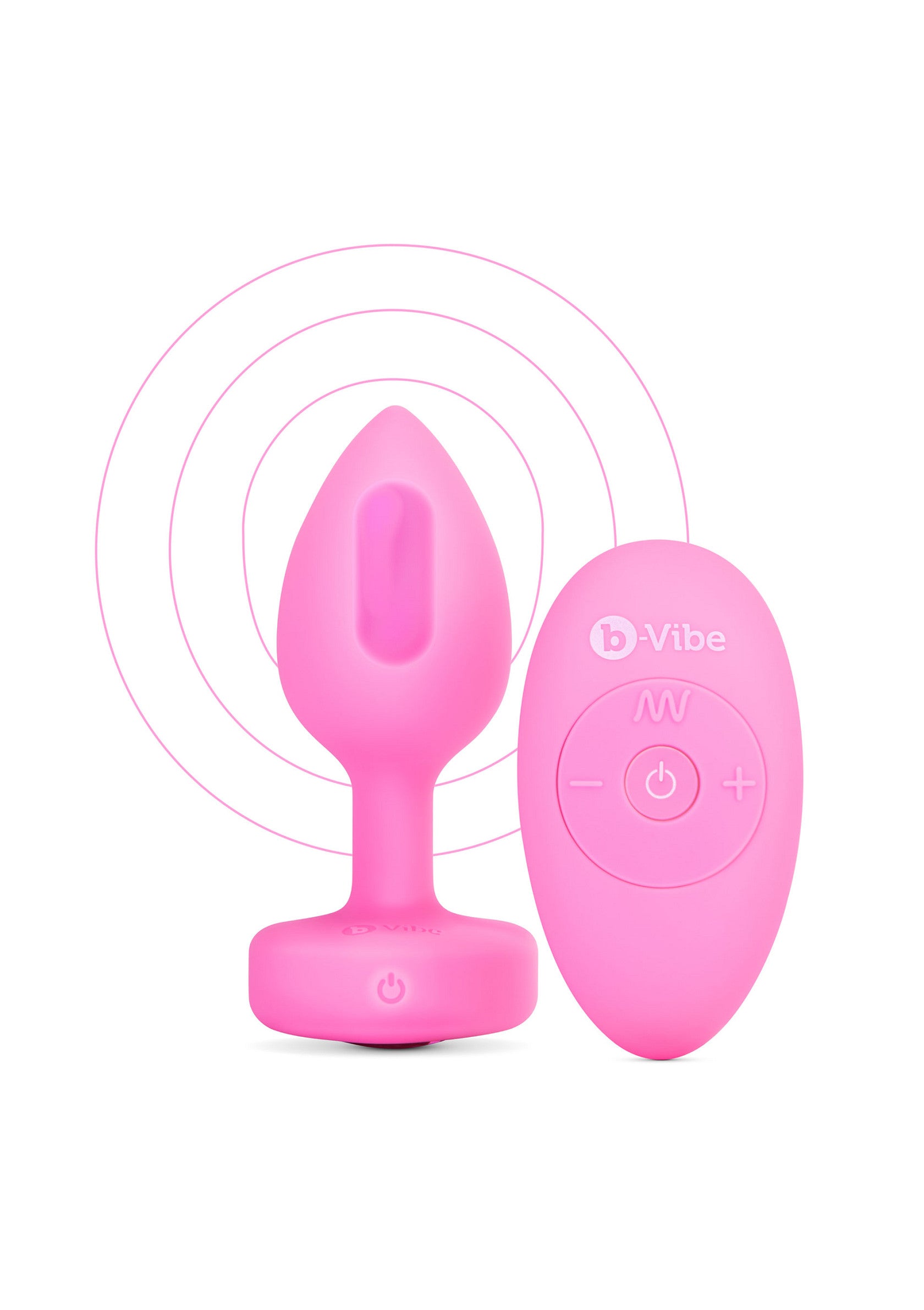 35454 b vibe vibr heart plug sm