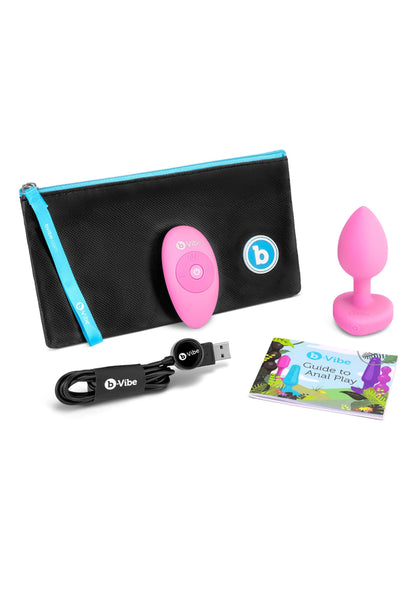35454 b vibe vibr heart plug sm