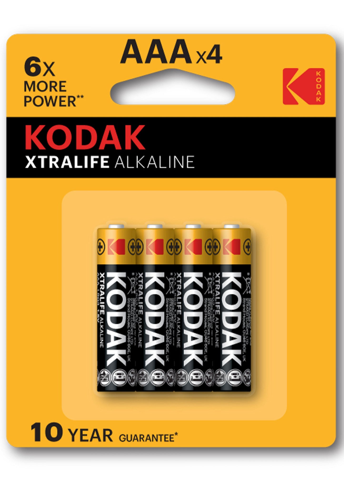 36521 kodak kodak xtralife alk aaa 10x4