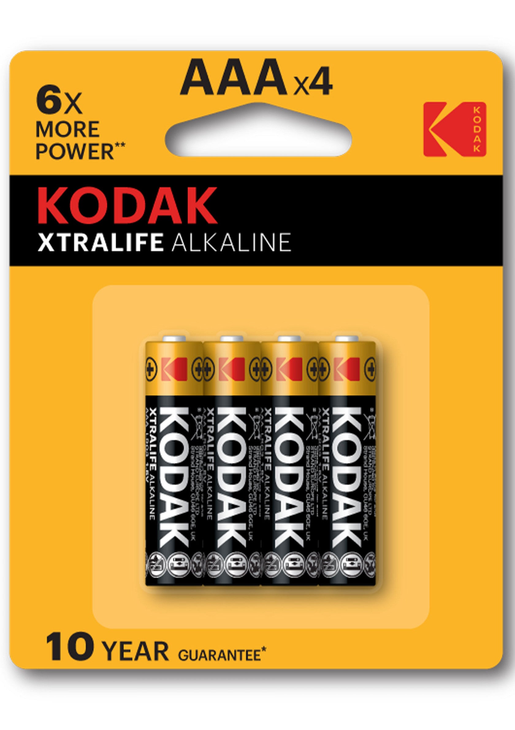 36521 kodak kodak xtralife alk aaa 10x4
