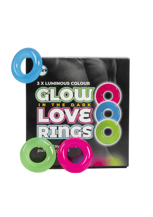 Glow In The Dark Love Rings