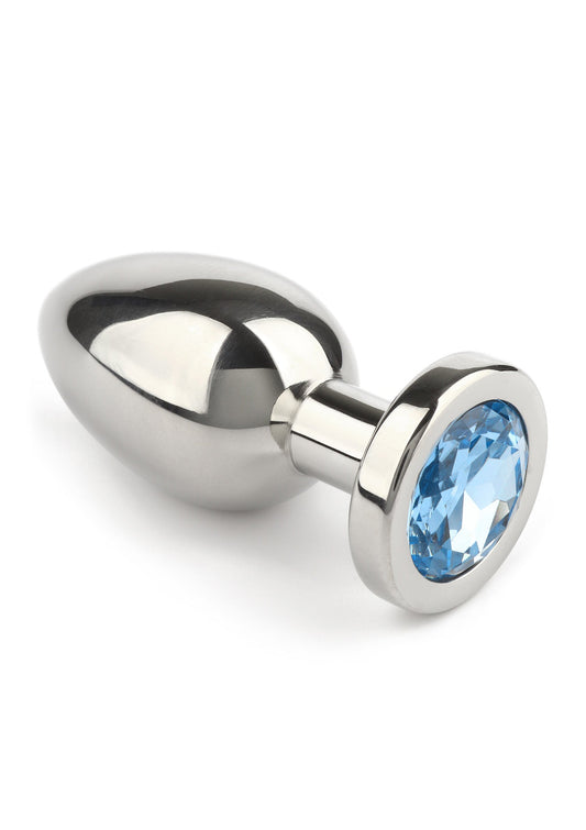 38130 mr steel jewled butt plug small