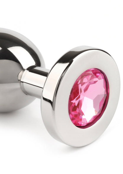 38131 mr steel jewled butt plug medium