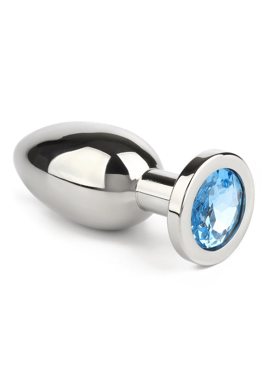 38132 mr steel jewled butt plug large