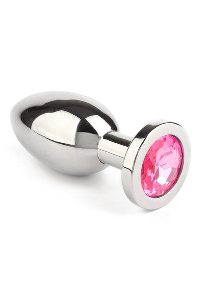 38132 mr steel jewled butt plug large