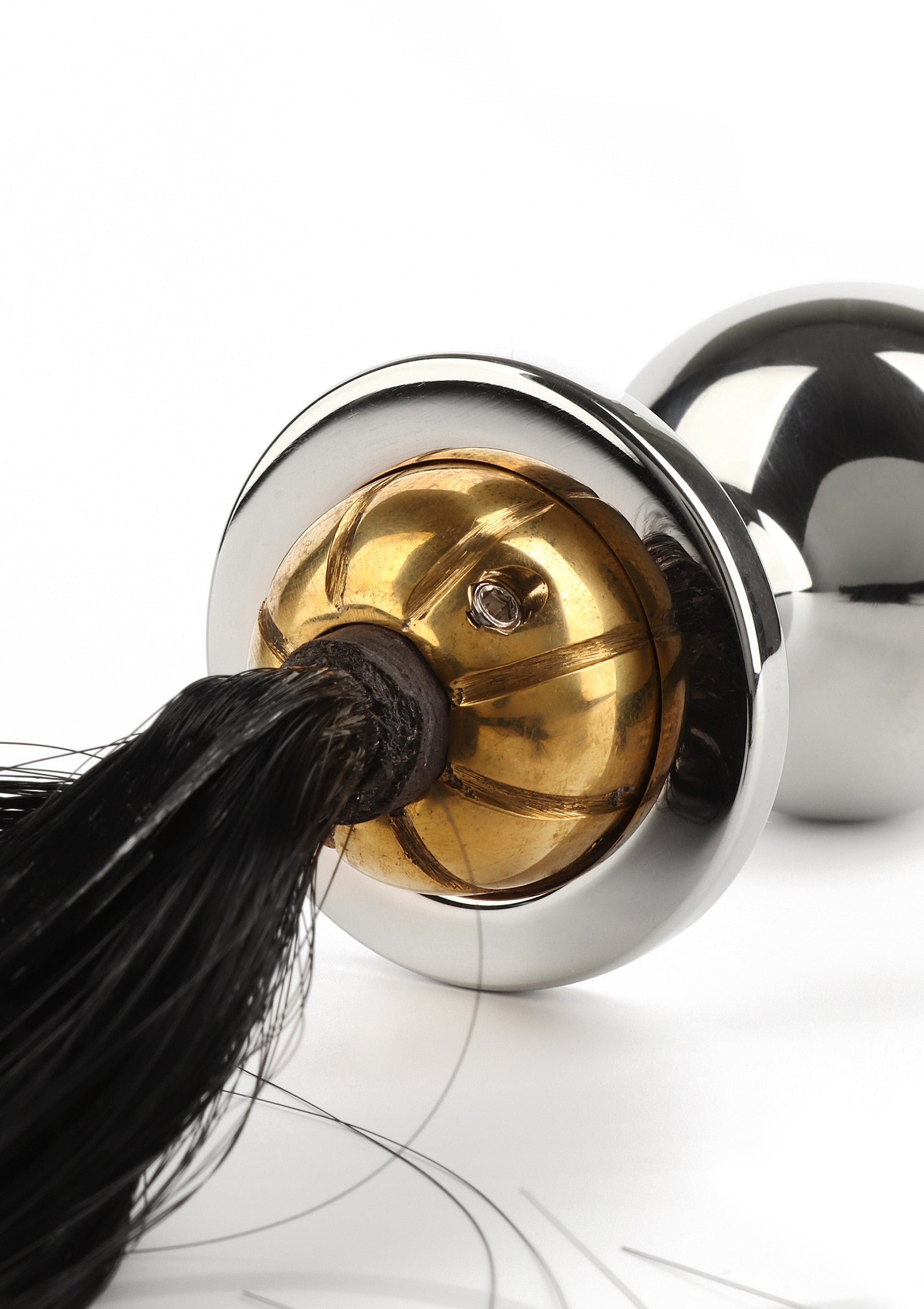 38145 mr steel black hair pony tail rosebud