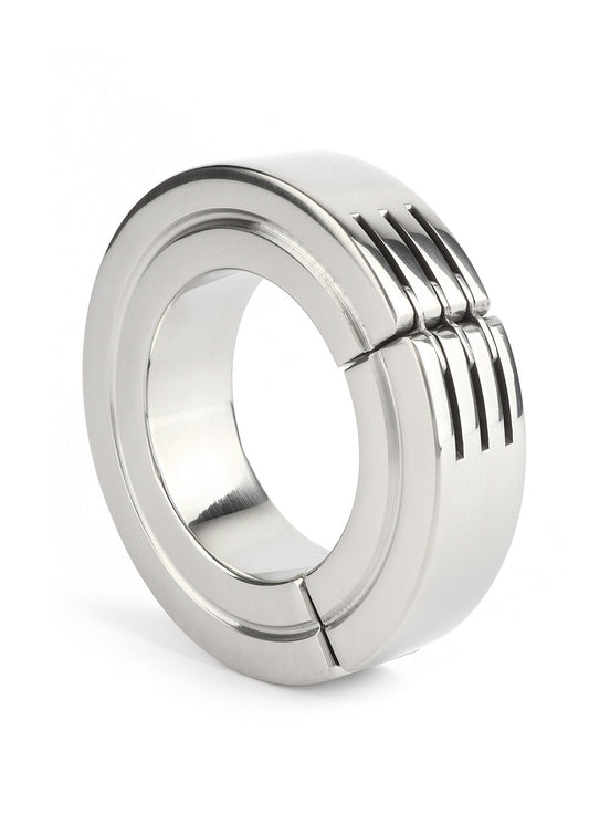 38190 mr steel hinged magnetic cockring 40mm
