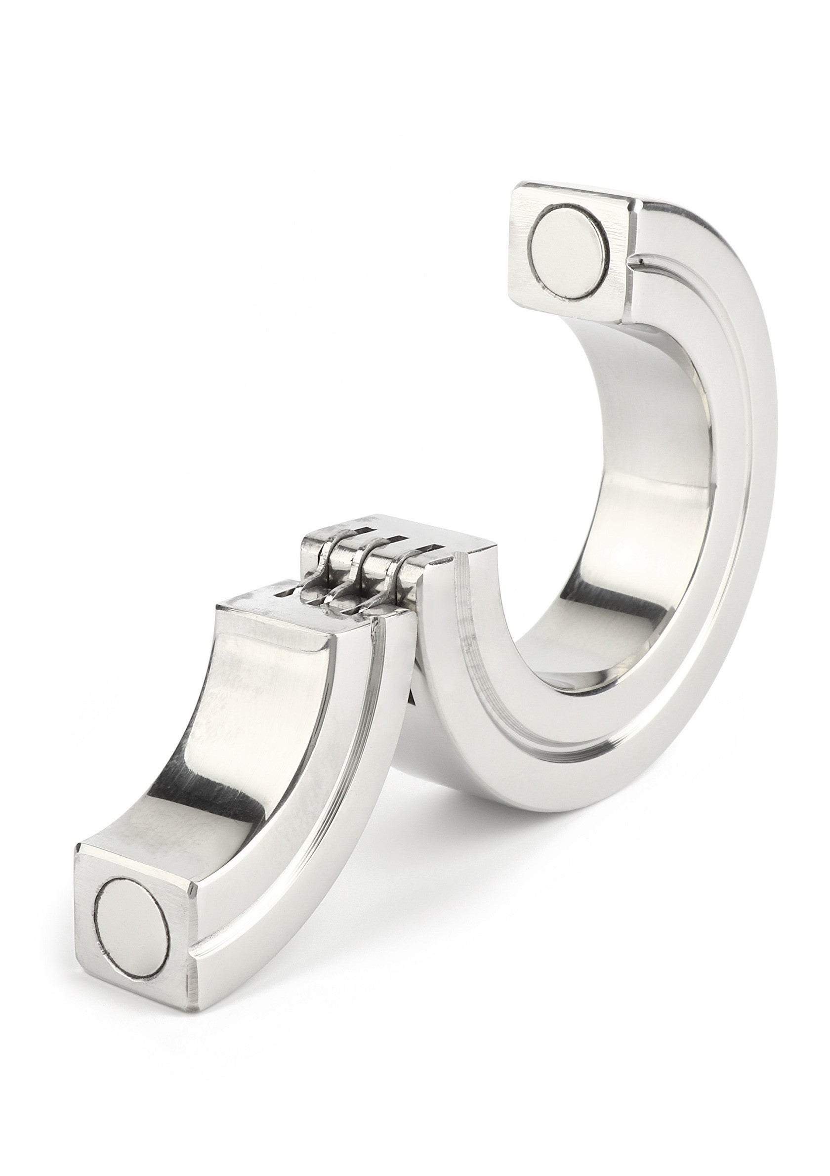 38190 mr steel hinged magnetic cockring 40mm