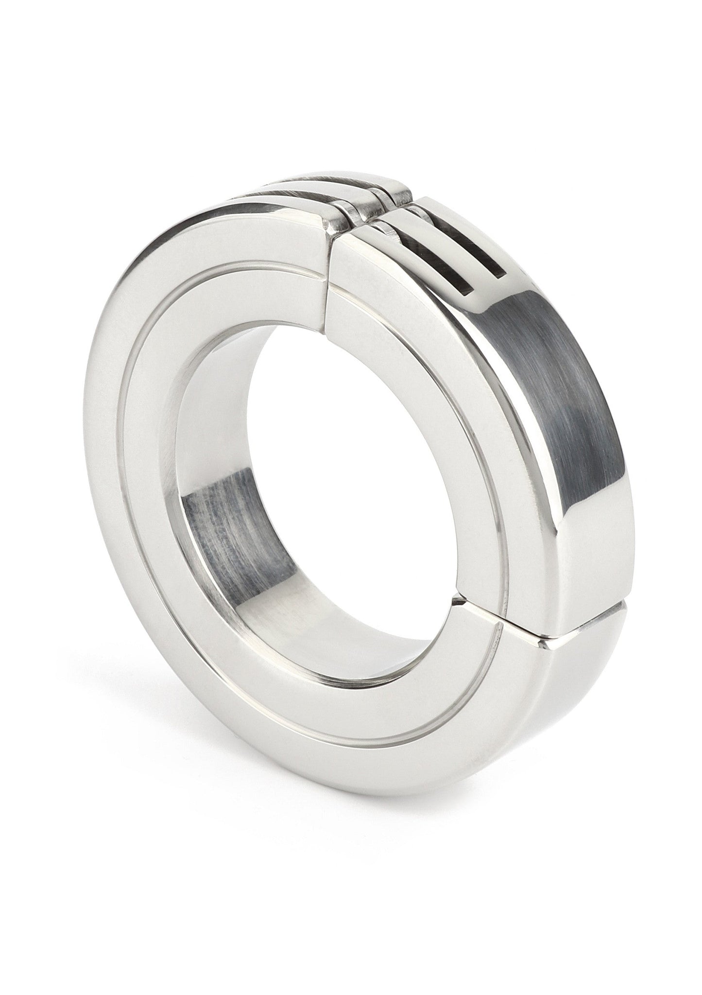 38191 mr steel hinged magnetic cockring 45mm