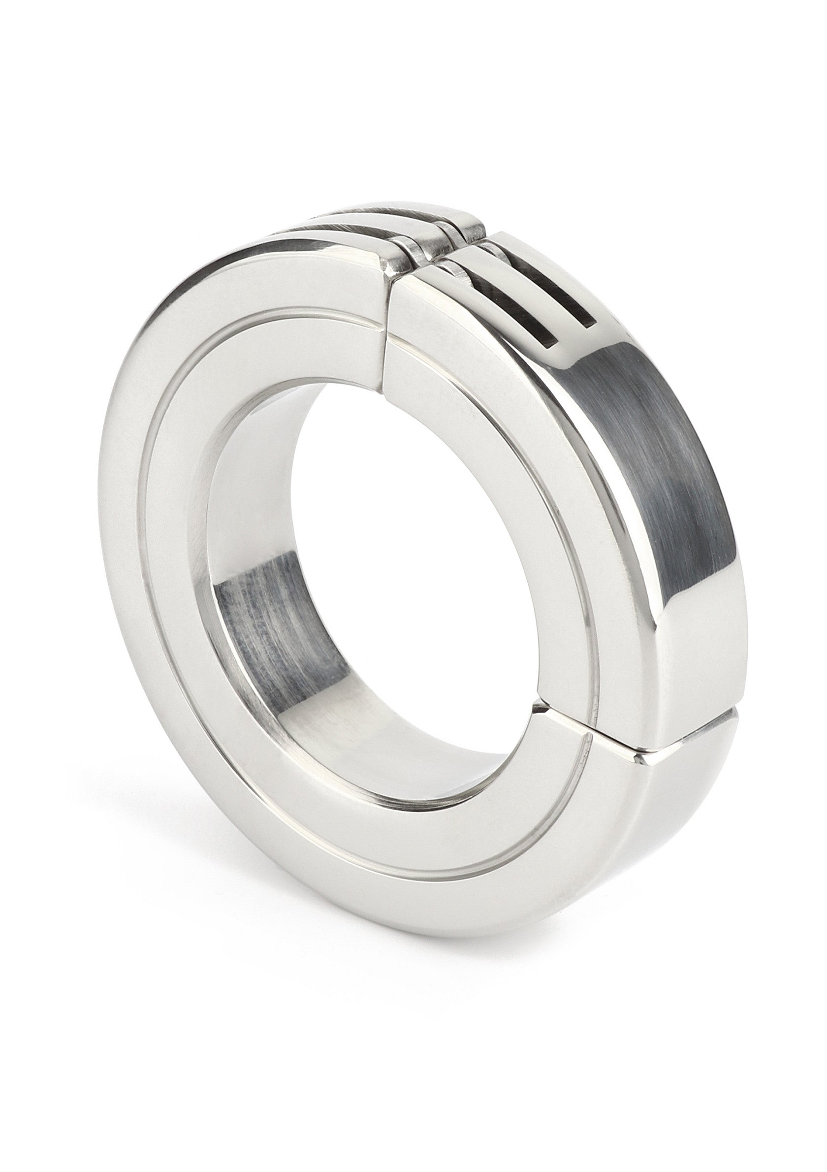 38191 mr steel hinged magnetic cockring 45mm