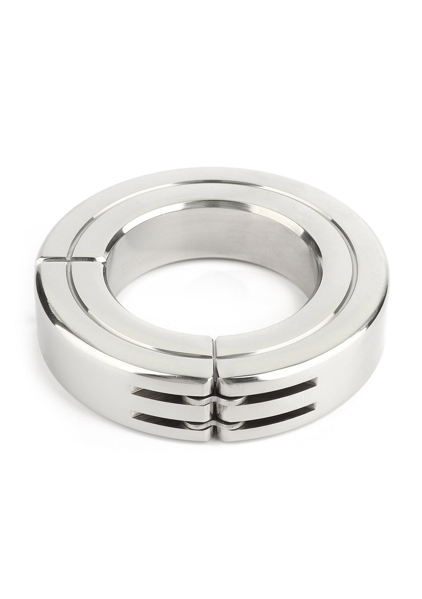 38191 mr steel hinged magnetic cockring 45mm