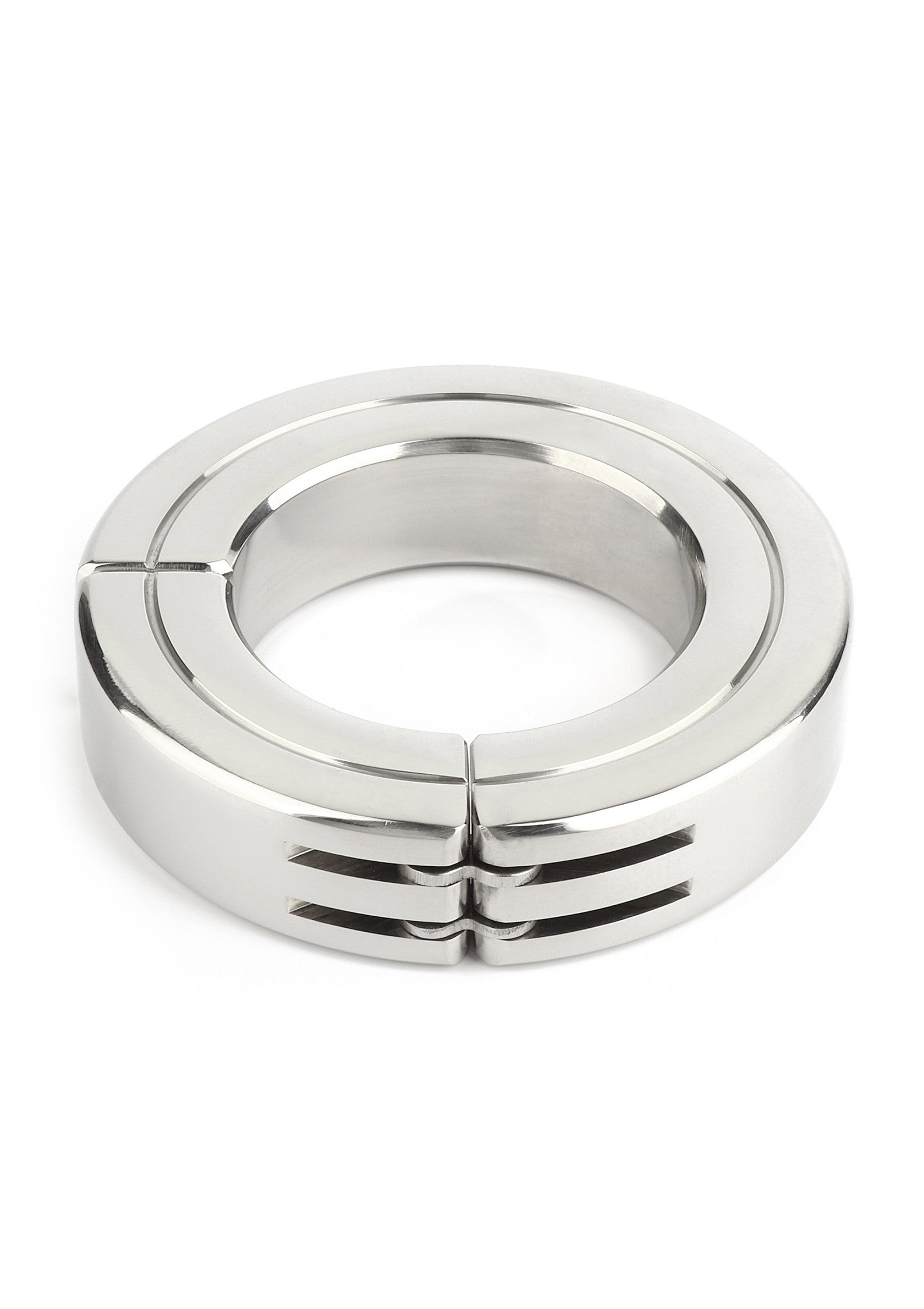 38191 mr steel hinged magnetic cockring 45mm