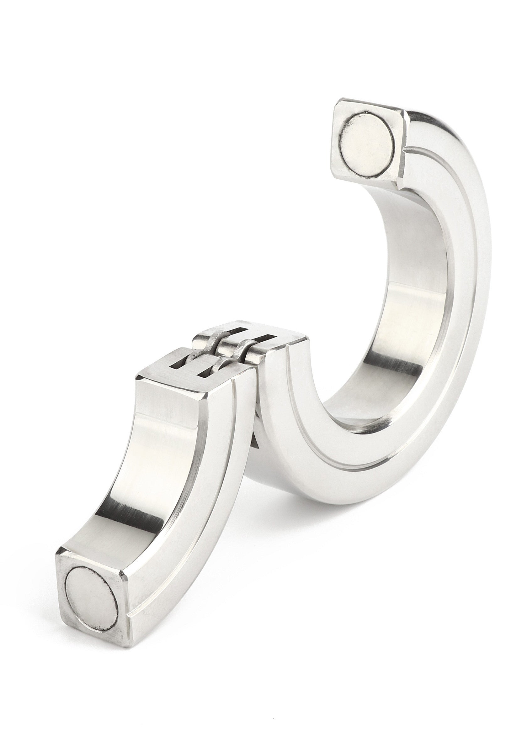 38191 mr steel hinged magnetic cockring 45mm
