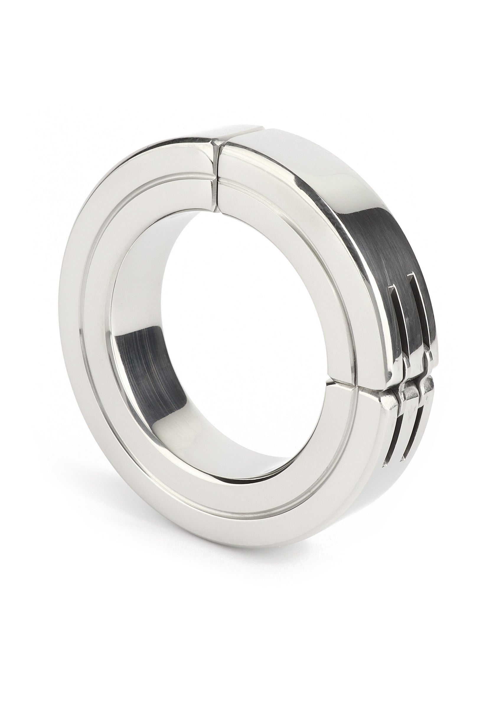 38192 mr steel hinged magnetic cockring 50mm