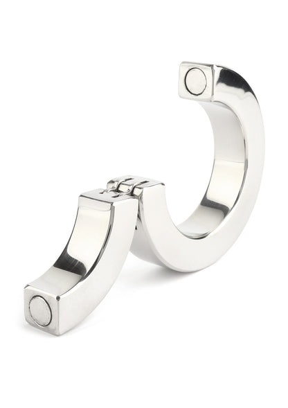 38192 mr steel hinged magnetic cockring 50mm